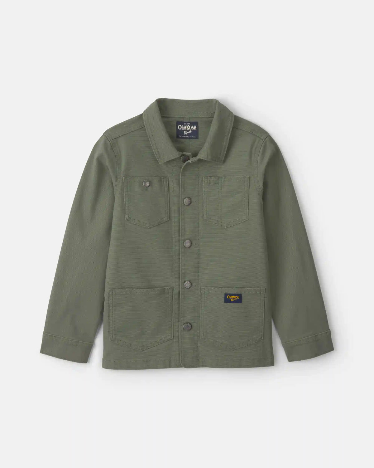 Boys Utility Jacket - Olive Green