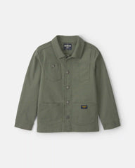 Boys Utility Jacket - Olive Green