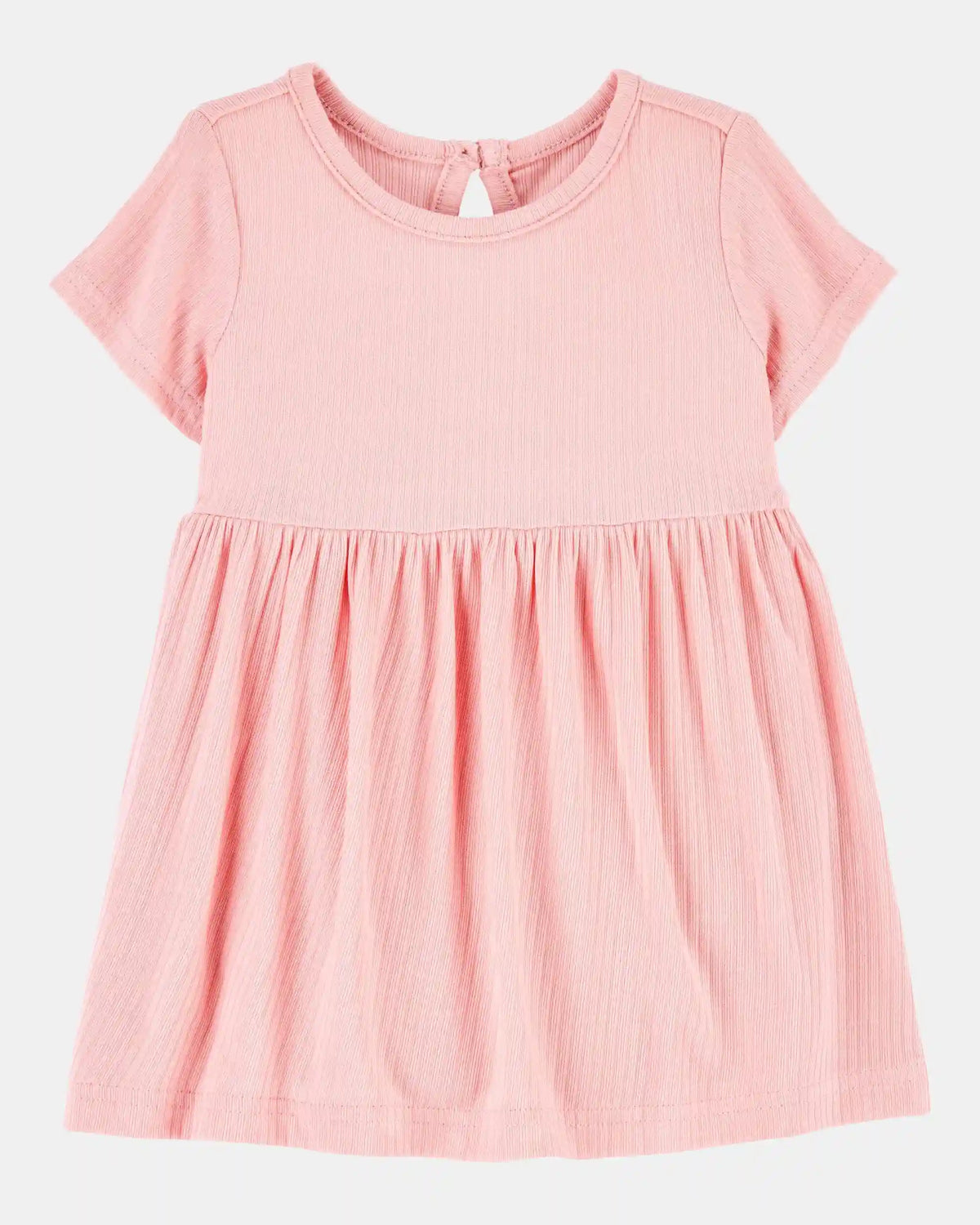 Baby Girl Solid PurelySoft Bodysuit Dress - Pink