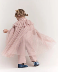 Toddler Girl Confetti Dress Up Cape - Light Pink