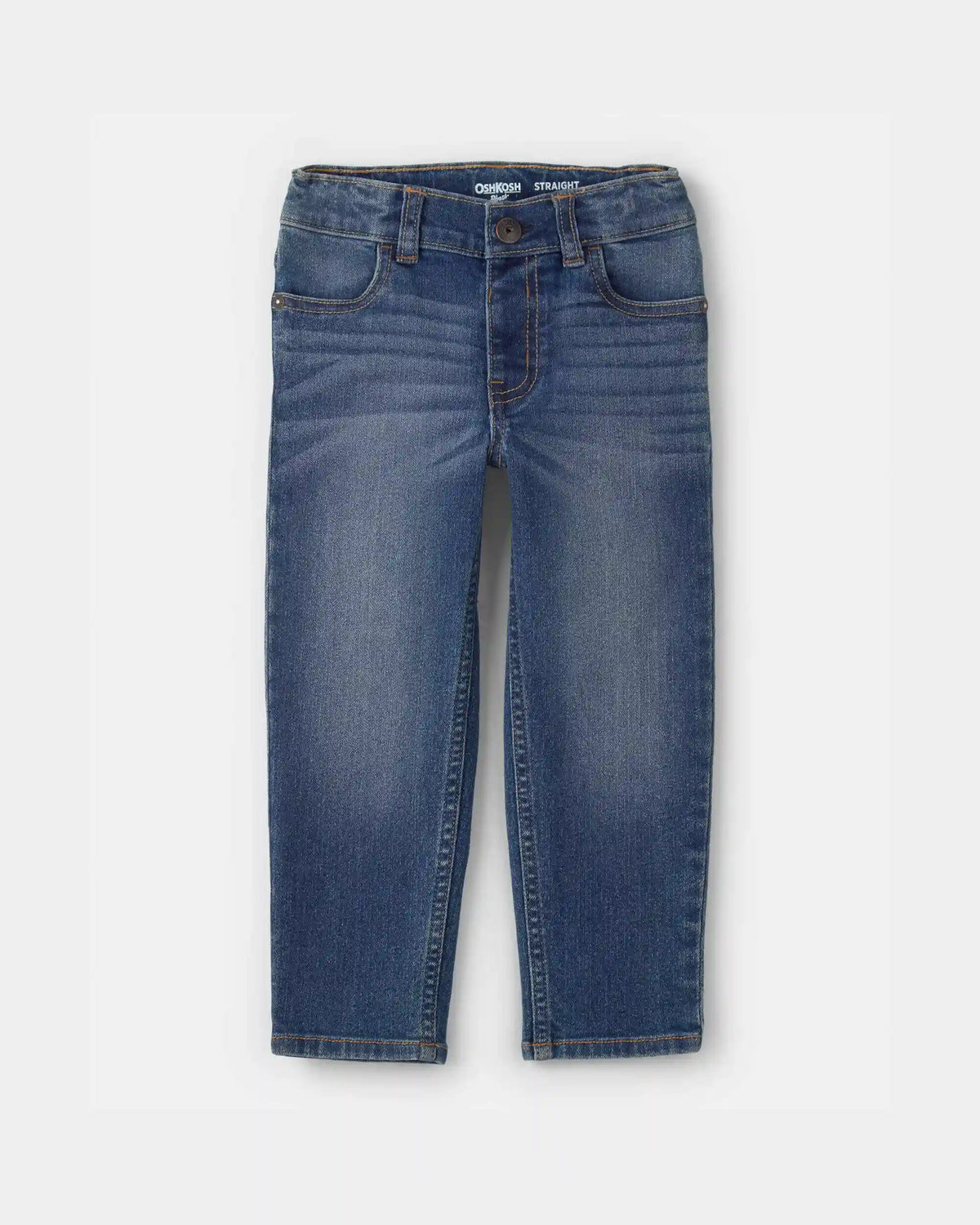 Toddler Neutral Dark Wash Straight-Leg Jeans