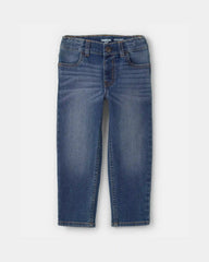 Toddler Neutral Dark Wash Straight-Leg Jeans