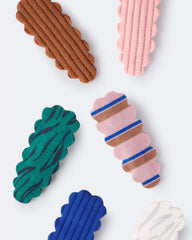 Toddler Girl 6-Pack Scalloped Hair Clips