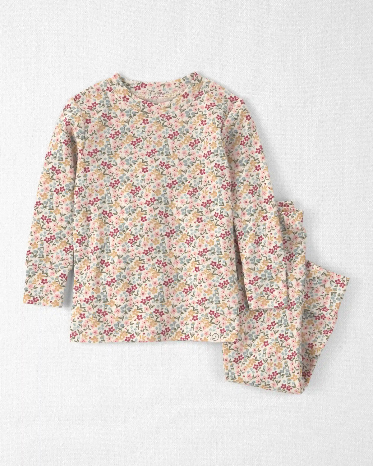 Baby Girl 2-Piece Organic Cotton Pajamas in Floral