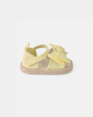 Baby Girl Bow Sandals - Yellow