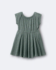 Toddler Girl Avenue Twirl™ Dress in Dot Print - Olive