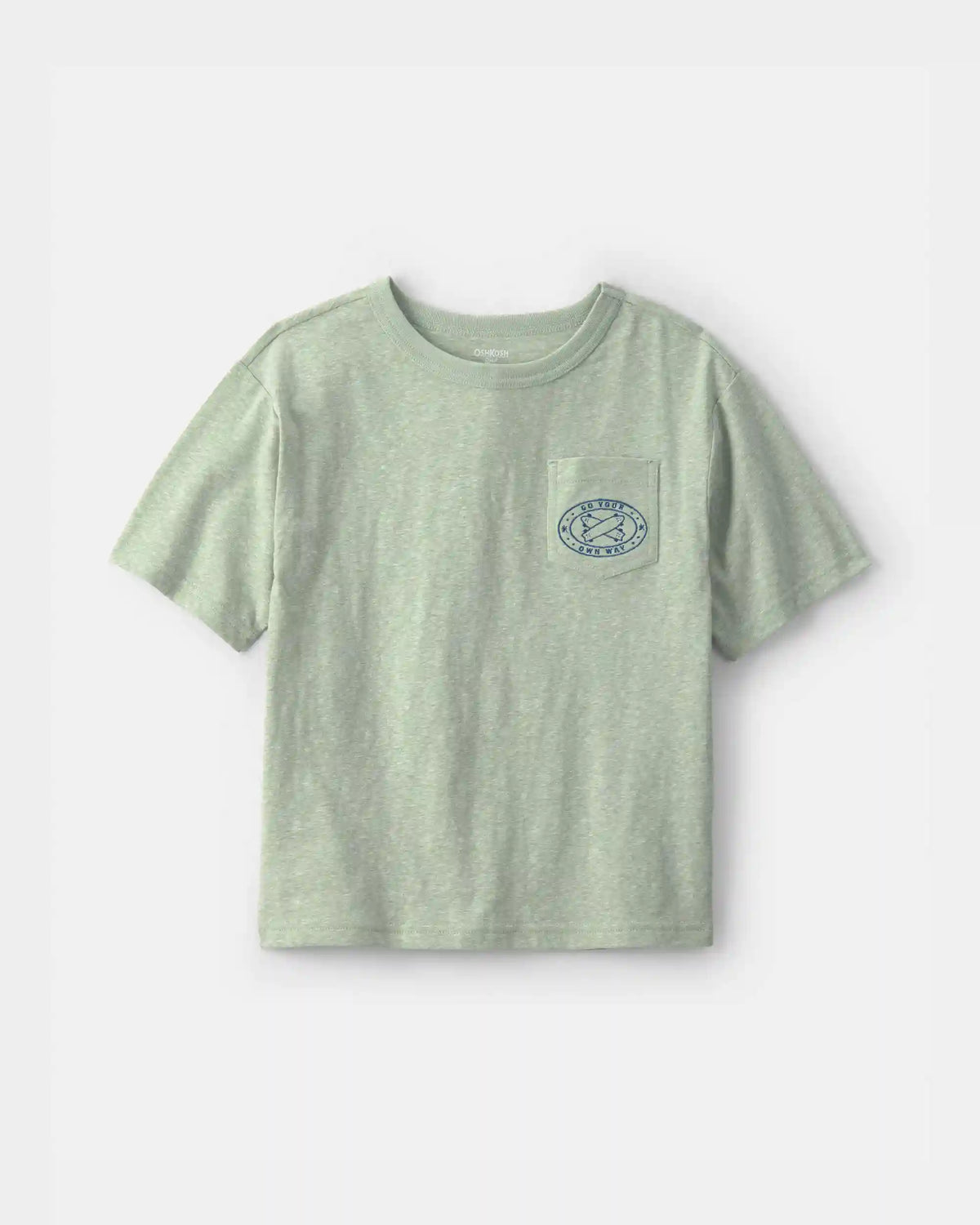 Boys 'Go Your Own Way' Surf Graphic Tee - Green