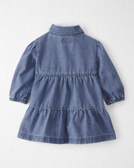 Baby Girl Organic Cotton Denim Dress
