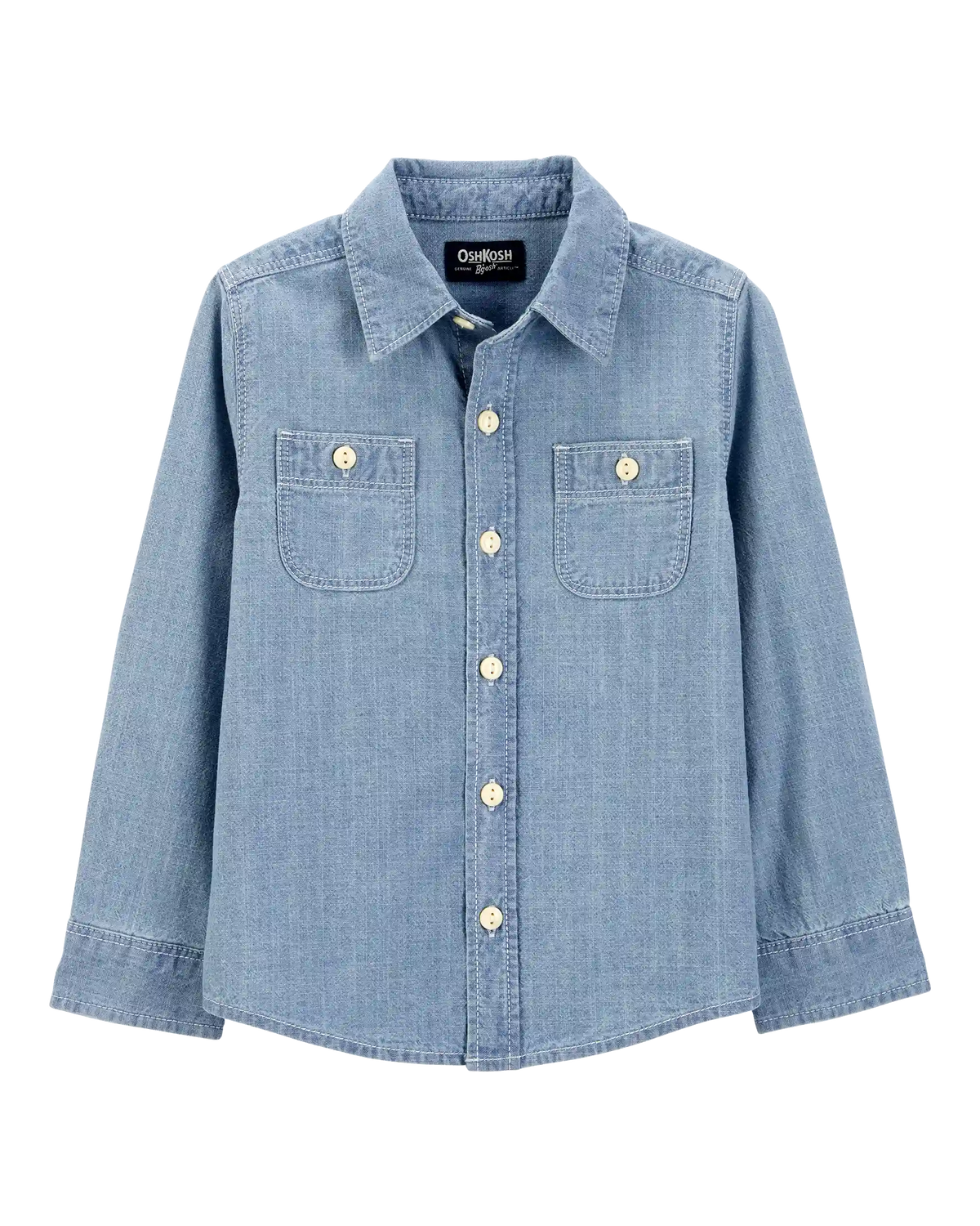 Baby Boy Chambray Button-Front Shirt