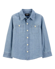 Baby Boy Chambray Button-Front Shirt