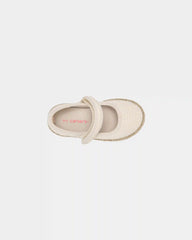 Toddler Girl Woven Casual Shoes - Cream