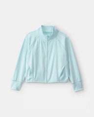 Girls Active Zip-Up Jacket - Blue