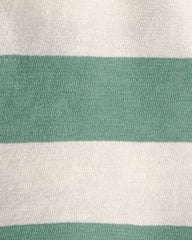 Toddler Boy Polo Shirt Made with Organic Cotton in Stripes