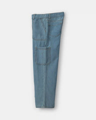 Girls Straight-Leg Cargo Jeans - Medium Wash