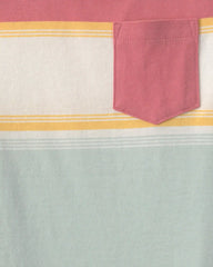 Boys Colorblock Pocket Tank Top - Red/Ivory/Blue