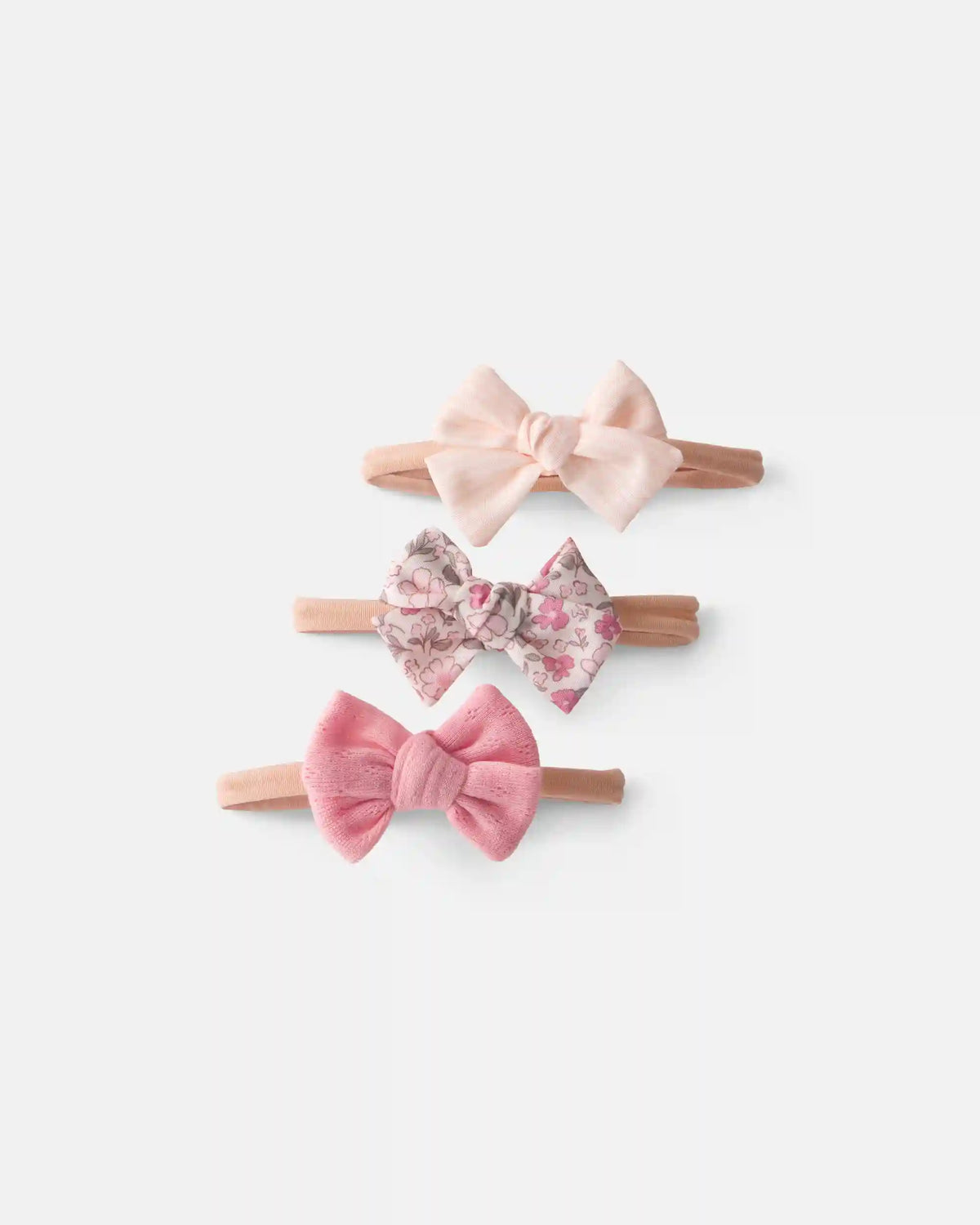 Baby Girl 3-Pack Headbands - Pink