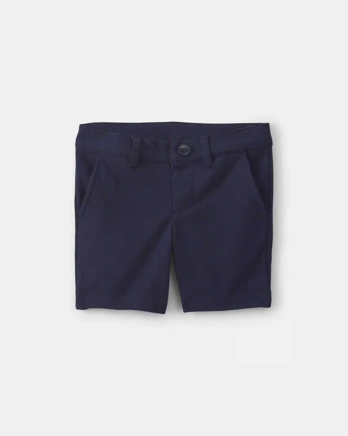 Toddler Girl Uniform Ponte Knit Shorts - Navy