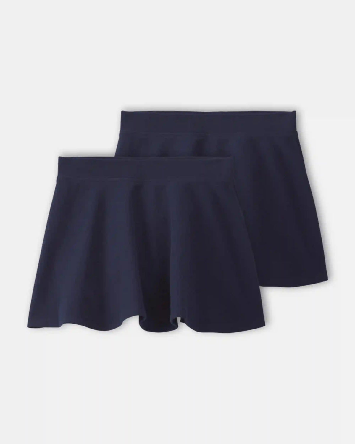 Toddler Girl 2-Pack Uniform Ponte Skort - Navy