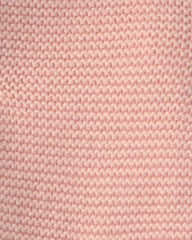 Baby Girl Bear Sweater Knit Hooded Jacket - Pink