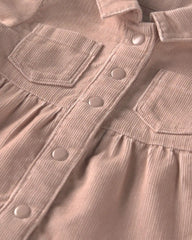 Baby Girl Organic Cotton Corduroy Dress