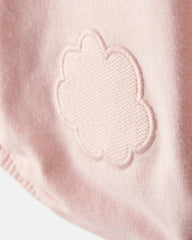 Baby Girl Bunny Bubble Romper & Hat Set - Pink