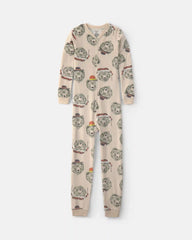 Boys 1-Piece Bears DreamPlush Snug Fit Pajama - Tan