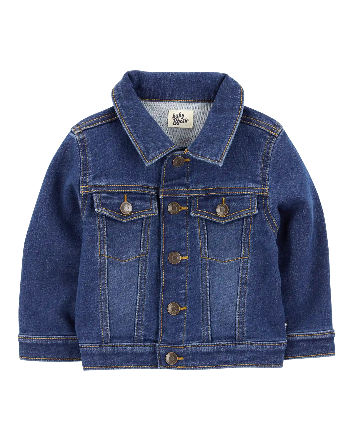 Baby Boy Knit-Like Denim Jacket - Dark Wash
