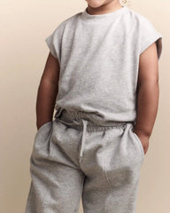 Toddler Girl Dolman-Sleeve Miriam Tee - Heather Grey