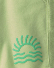 Boys Sunset French Terry Shorts - Green
