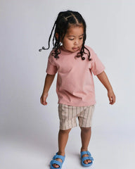 Toddler Elevated Relaxed Tee - Light Pink