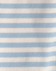 Baby Organic Cotton Wrap Bodysuit in Stripes