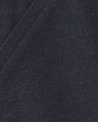 Baby Boy 2-Piece Striped French Terry Long-Sleeve Overall Set - Indigo/Cream