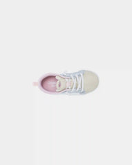 Toddler Girl Colorblock Metallic Heart Sneakers - White/Pink